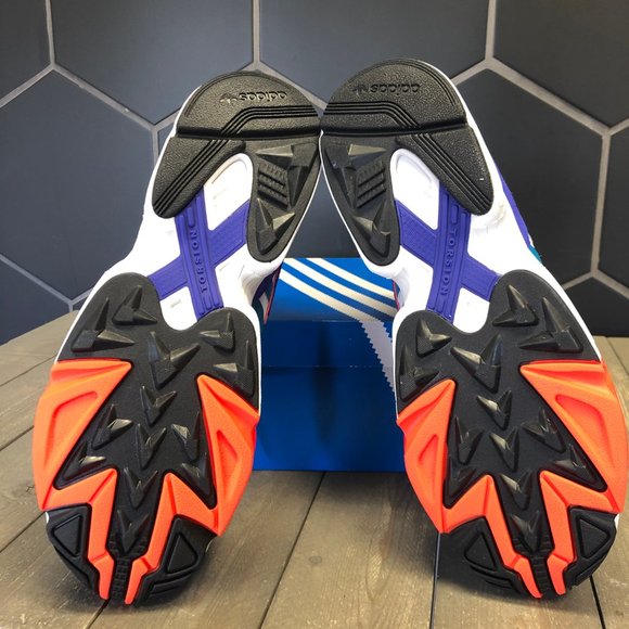 New Adidas Yung-96 Chasm Beige Purple Sneakers - Picture 5 of 5